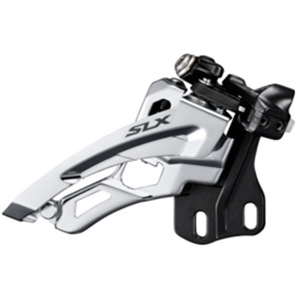 Shimano SLX M672-D triple front derailleur, direct mount, side swing, front pull