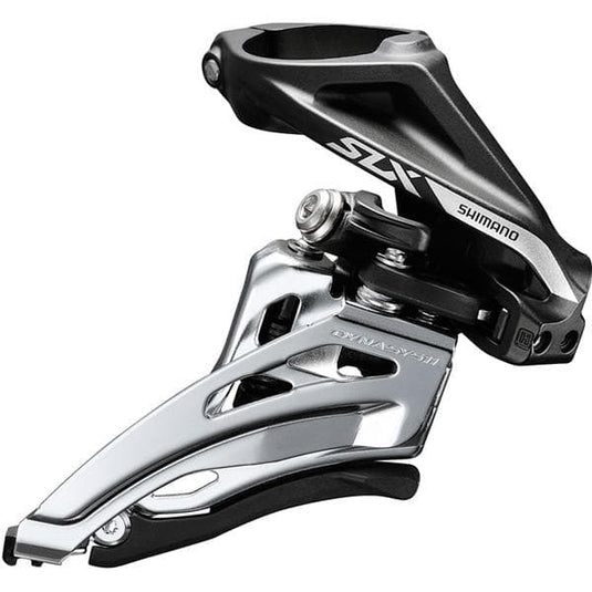 Shimano SLX M7020-H double 11-speed front derailleur, high clamp, side swing, front-pull