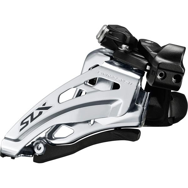 Shimano SLX M7020-L double 11-speed front derailleur, low clamp, side swing, front-pull