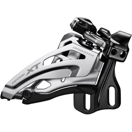Shimano Deore XT M8020-E double front derailleur, E-type, side swing, front pull