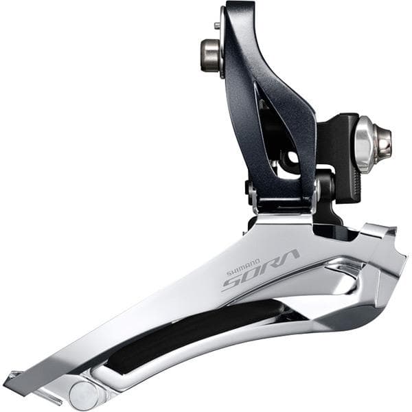 Shimano Sora FD-R3000 Sora 9-speed front derailleur; double braze-on