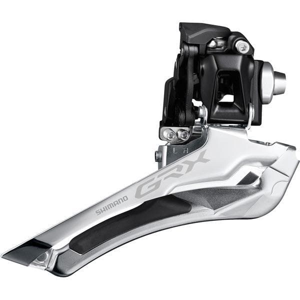 Shimano GRX FD-RX400 GRX front mech; 10-speed double; down pull; braze-on
