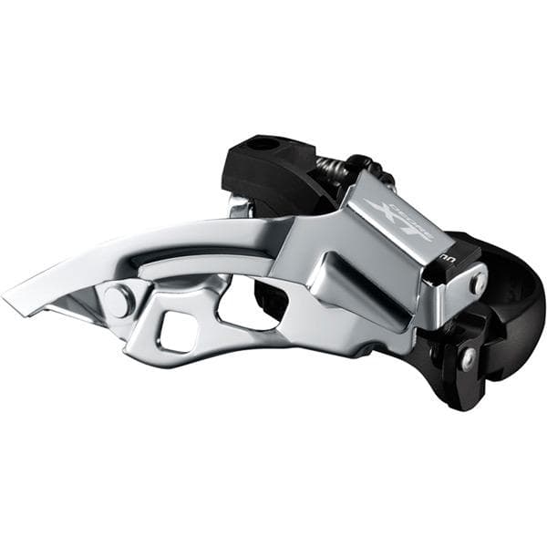Shimano Deore XT FD-T8000-H XT triple front derailleur; 10-speed; top swing; 63-66 deg