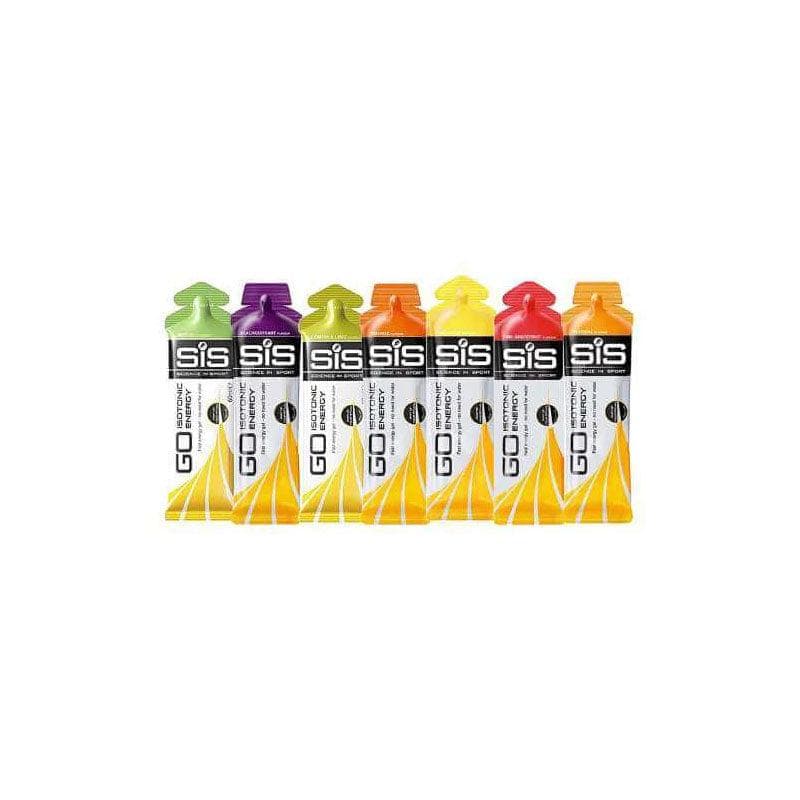 Science In Sport GO Isotonic Gel Variety Pack - Single Box of 7 Gels - Mixed