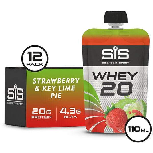 Science In Sport WHEY20 Protein Supplement - Strawberry and Lime Pie - 110g - Pack of 12