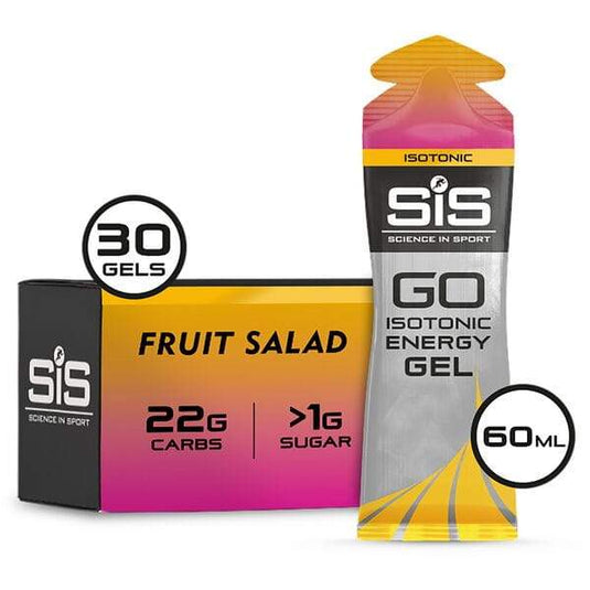 Science In Sport GO Isotonic Energy Gel - box of 30 gels - fruit salad