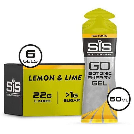 Science In Sport GO Energy Gel multipack - box of 6 gels - lemon lime