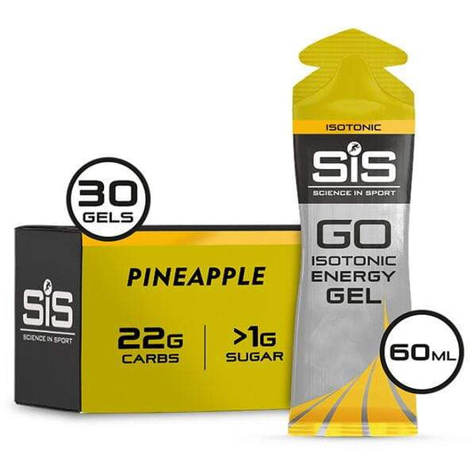 Science In Sport GO Isotonic Energy Gel - box of 30 gels - pineapple