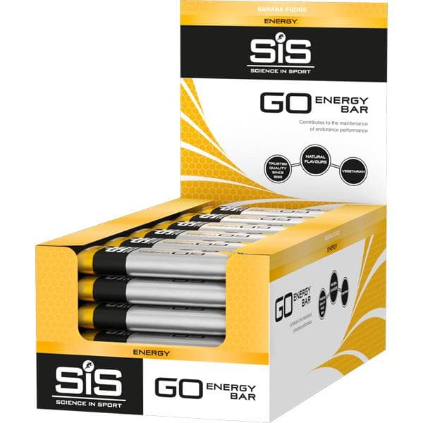 Science In Sport GO Mini Energy Bar - box of 30 bars - banana fudge