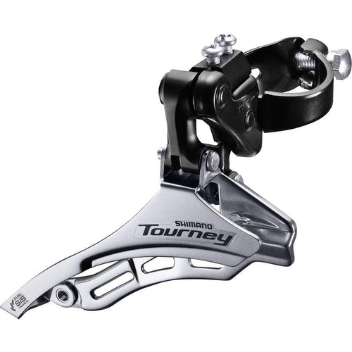 Shimano Tourney / TY FD-TY300 Tourney 6/7-speed triple front derailleur; down pull; 31.8 mm; for 42T