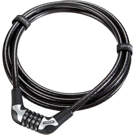 Kryptonite Kryptoflex 1230 Resettable Combo cable with FlexFrame C bracket (12 mmx300 cm)