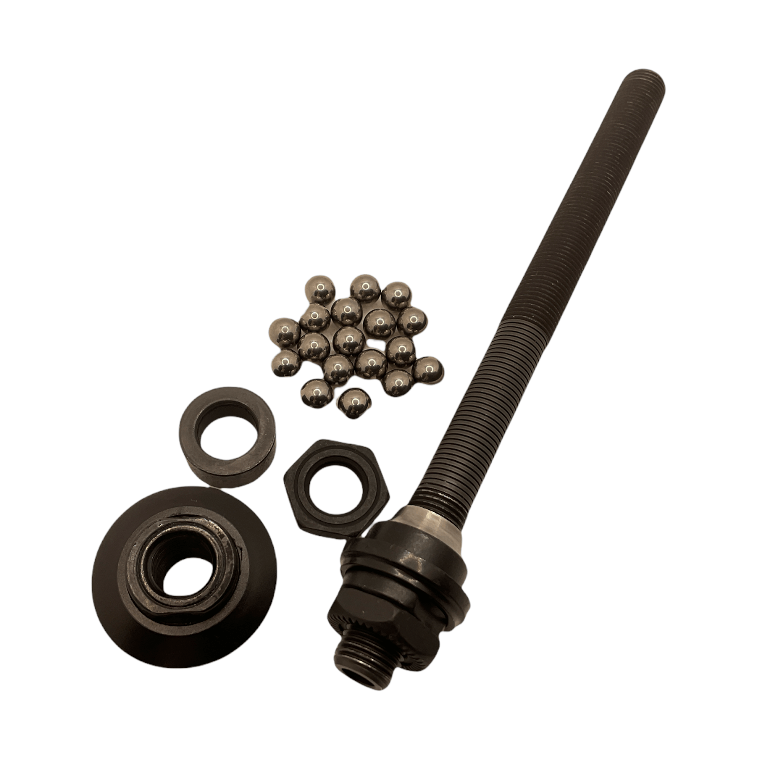 Shimano Spares WH-RS010 complete hub axle; 141 mm