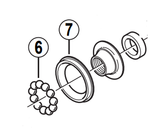 Shimano HB-NX20 rubber seal