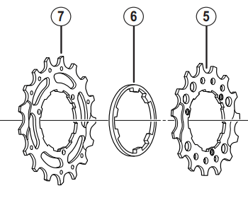 Shimano Spares CS-M771 16T Sprocket