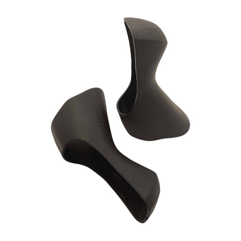 Load image into Gallery viewer, Shimano Ultegra ST-6800 Bracket Covers; Black Pair - Y00E98080

