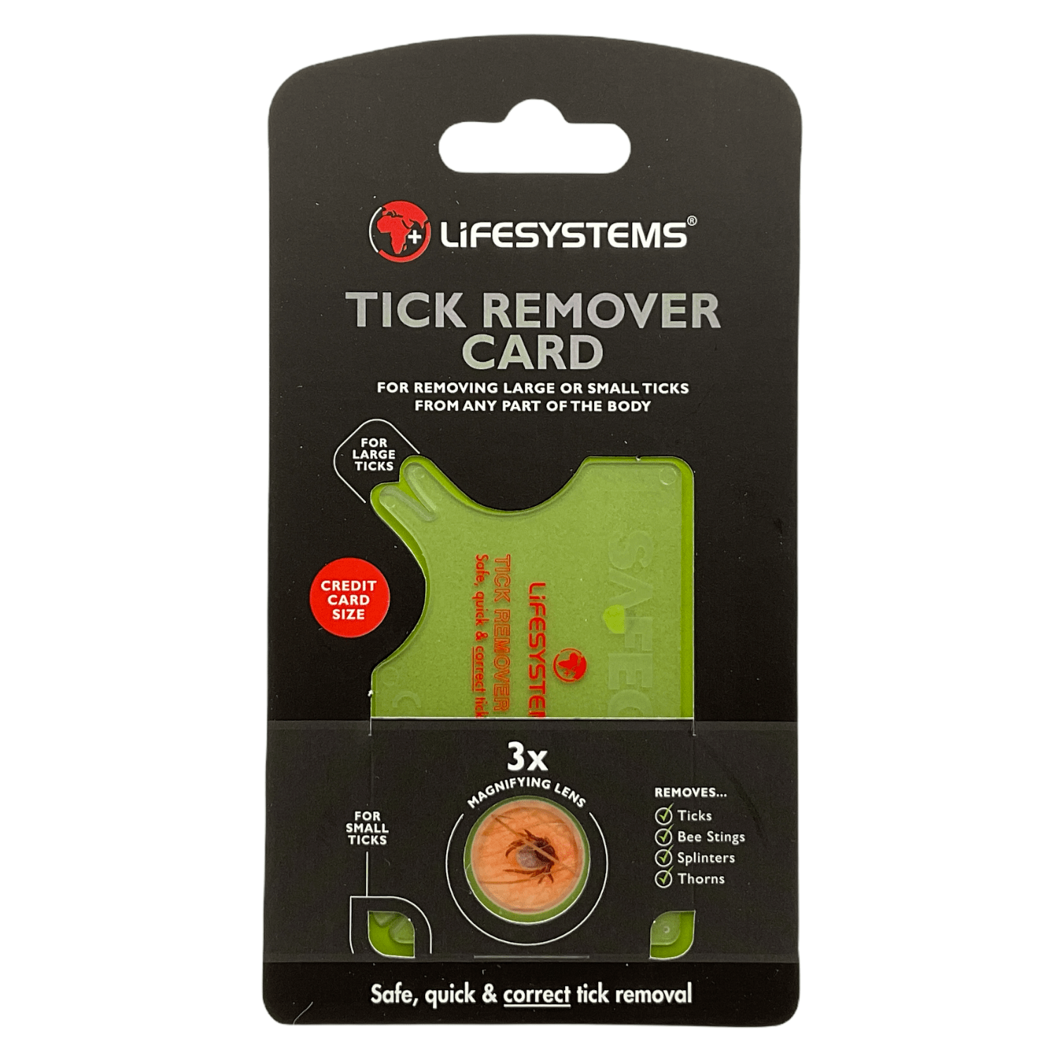 Lifesystems Tick Remover Card