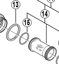 Shimano Spares FC-M760 spacer; 2.5 mm