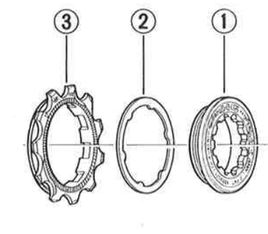 Shimano Spares CS-M737 lockring spacer
