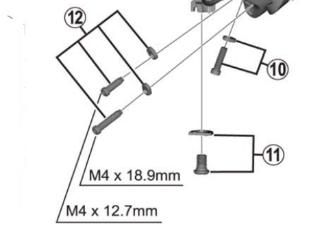Shimano Spares RD-M9000 stroke adjusting screws and plate