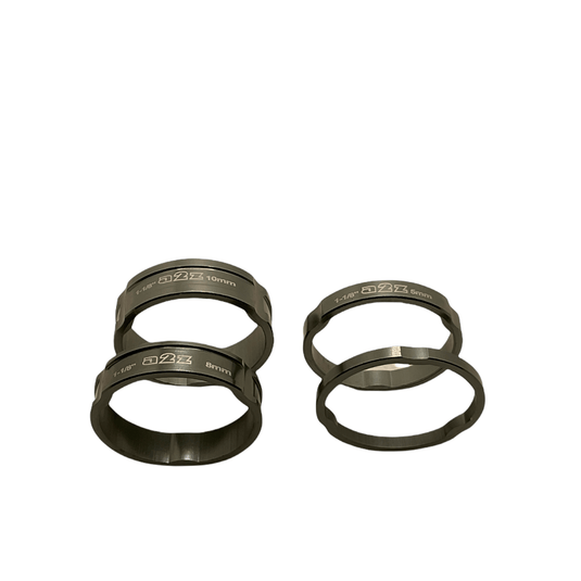 A2Z CNC 1 1/8" Ahead headset spacers 3mm, 5mm, 10mm and 15mm XTR GREY
