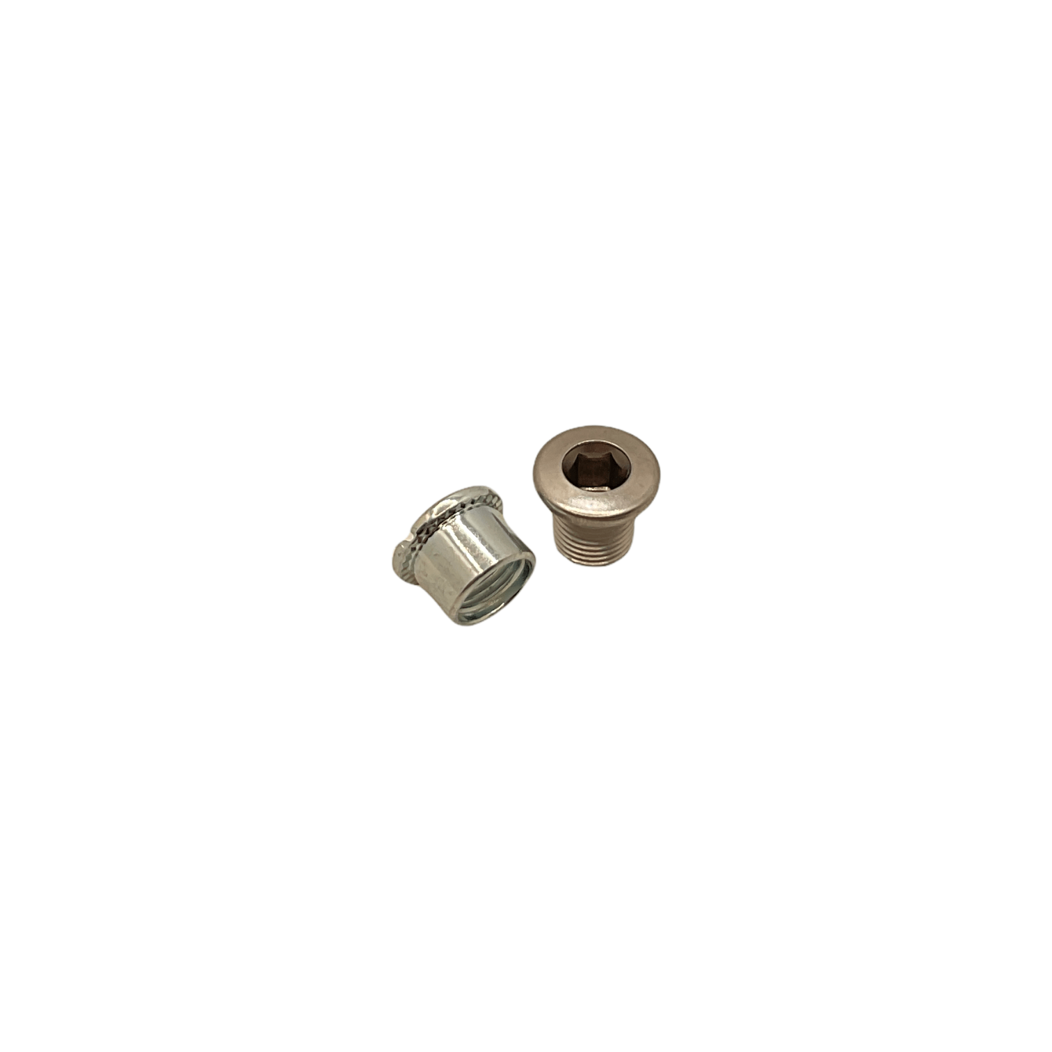 Shimano Spares FC-M391 double gear fixing bolt and nut set; M8 x 8.5 mm; pack of 4