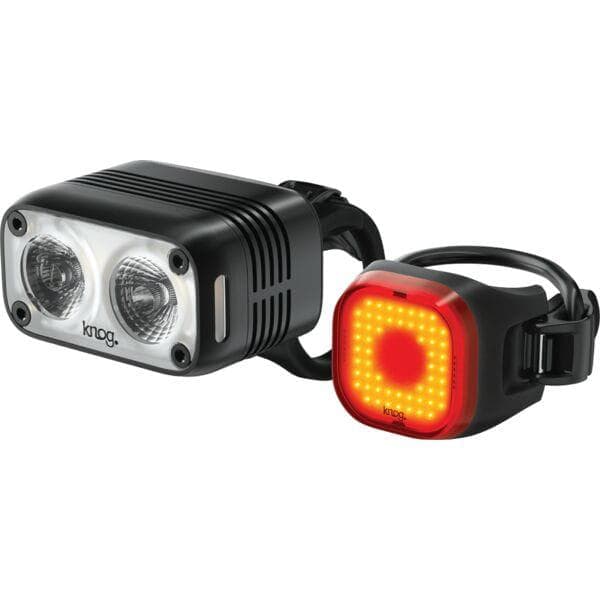 Knog Blinder Road 600; Mini Square Rear and Blinder Mount