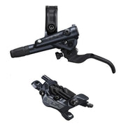 Shimano SLX BR-M7120/BL-M7100 SLX 4 pot bled brake lever/post mount calliper; rear left