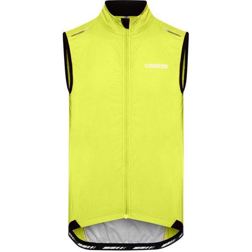 Madison Sportive men's windproof gilet; lime punch small