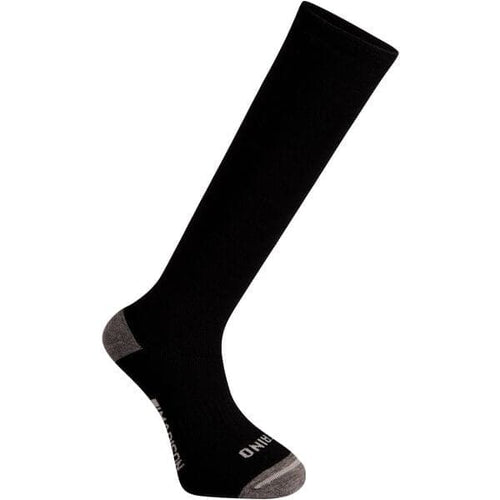 Madison Isoler Merino deep winter knee-high sock - black - large 43-45