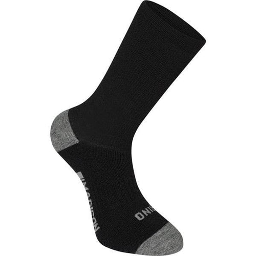 Madison Isoler Merino deep winter sock - black - large 43-45