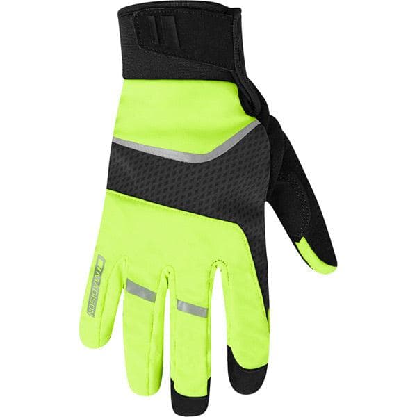 Madison Avalanche waterproof gloves - hi-viz yellow / black - x-large
