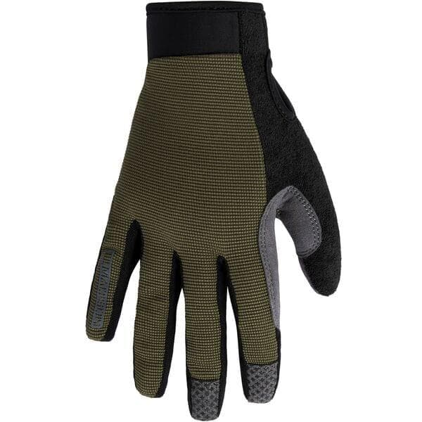Madison Freewheel youth trail gloves - dark olive - small
