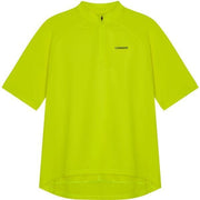 Madison Freewheel men's short sleeve jersey - hi-viz yellow - x-large