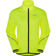 Madison Freewheel youth packable jacket; hi-viz yellow - age 5 - 6