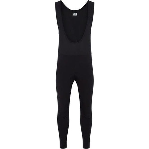 Madison Freewheel men's thermal bib tights with pad; black - xxx-large