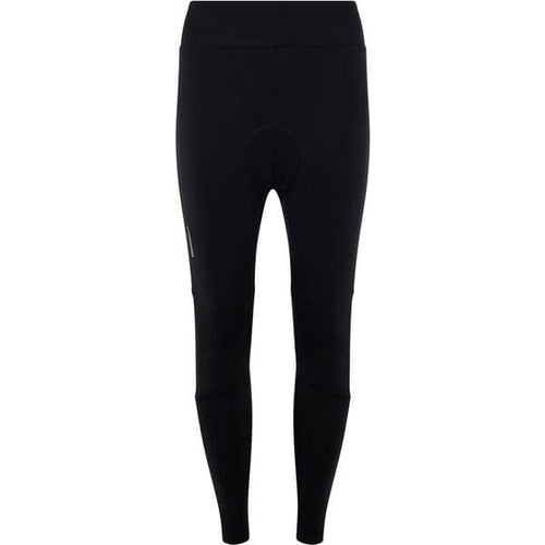Madison Freewheel women's thermal tights with pad; black - size 10