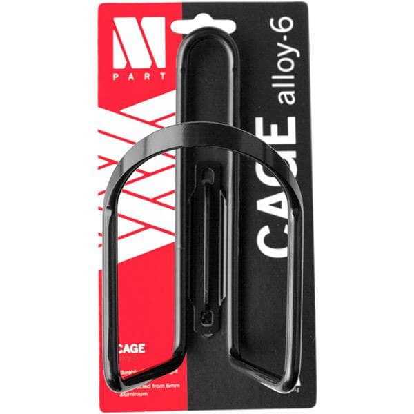 M Part Bottle cage Alloy - 6 mm aluminium - black