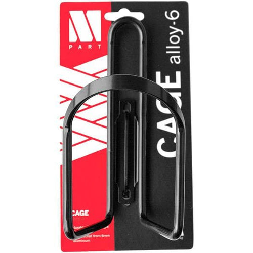 M Part Bottle cage Alloy - 6 mm aluminium - black