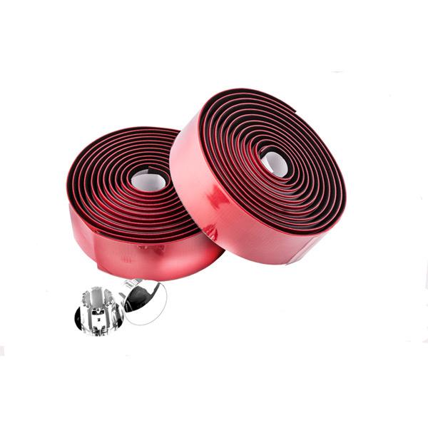 M Part Primo anti-slip bar tape with shock-absorbent silicone gel; red