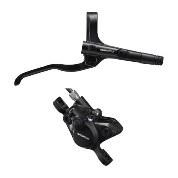 Shimano Alivio BR-MT200 / BL-MT200 Brake Lever & Post Mount Caliper - Front Right - Pre-Bled
