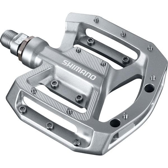 Shimano Pedals PD-GR500 MTB flat pedals; silver