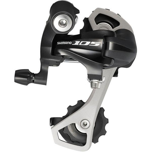 Shimano 105 RD-5701 105 10-speed rear derailleur; GS; max 32T with double c/set; black