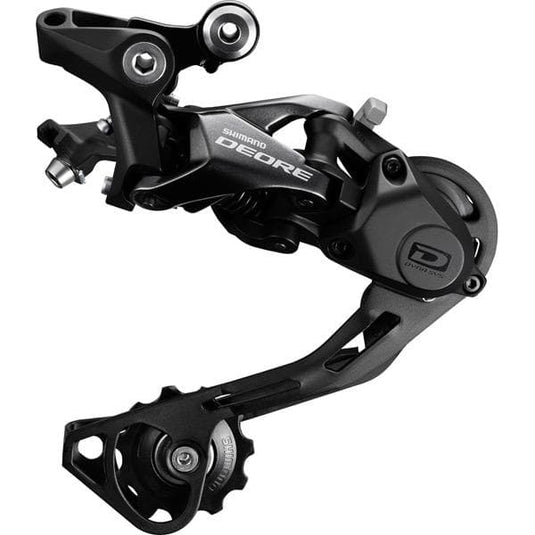 Shimano Deore RD-M6000 Deore 10-speed Shadow+ design rear derailleur; GS; black