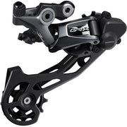 Shimano GRX RD-RX810 GRX 11-speed rear derailleur; Shadow+ double