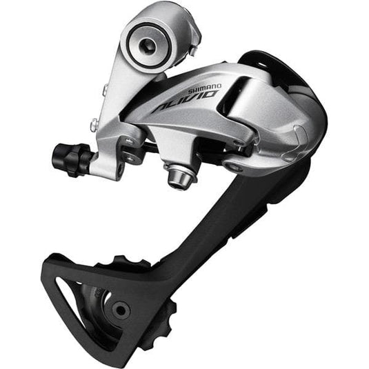 Shimano Alivio RD-T4000 Alivio 9-speed rear derailleur; SGS; top normal; silver