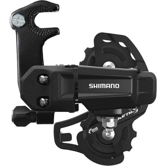 Shimano Tourney / TY Tourney TY200 rear derailleur; 6/7-speed; with bracket; SS short cage