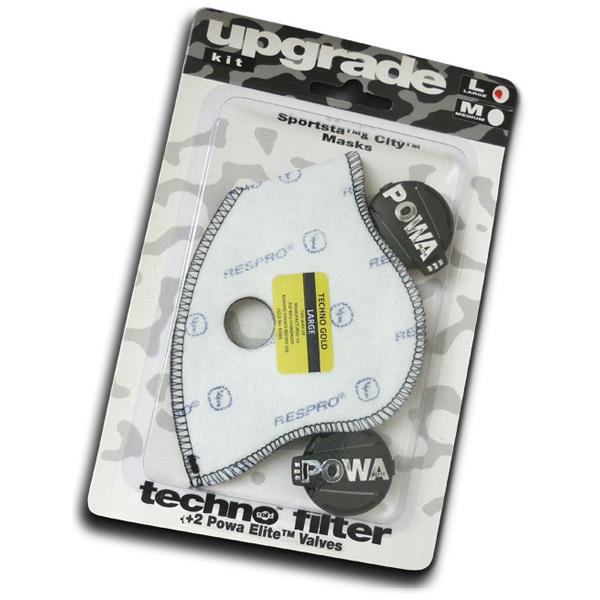 Respro Elite Upgrade Kit - Black / Silver - Medium