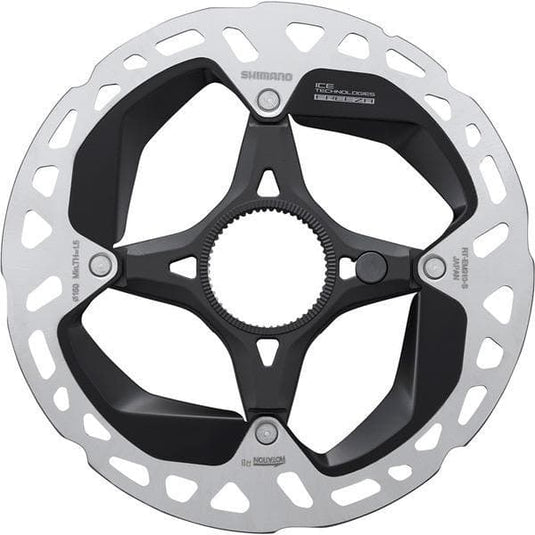 Shimano STEPS RT-EM910 Steps rotor with lockring, Ice Tech FREEZA
