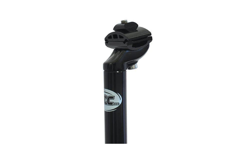Load image into Gallery viewer, ETC Alloy Black Seatpost Micro Adjust (6061-T6) - 26.2mm - 400mm

