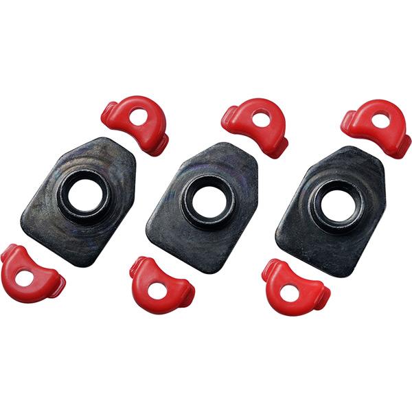 Shimano Spares Cleat Nut Set; RC9; Set for One Shoe